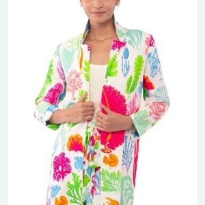 Gretchen Scott Designs Colorful Botanical jacket